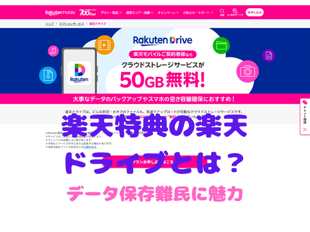 楽天の料金表