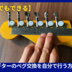 自分でペグ交換
