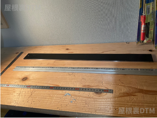 直尺でネック反り調節