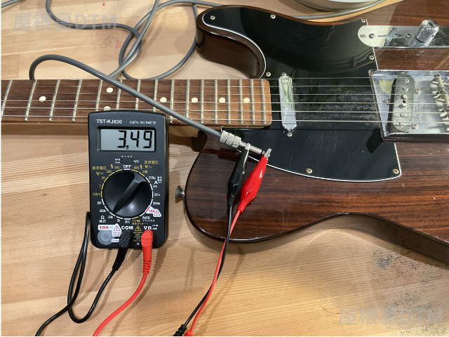 シングルコイルピックアップテスター