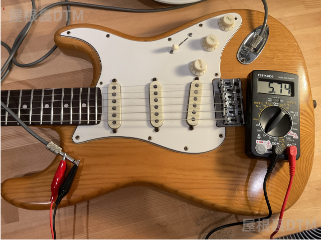 シングルコイルピックアップテスター