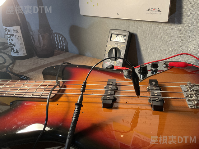 ベース弦アース